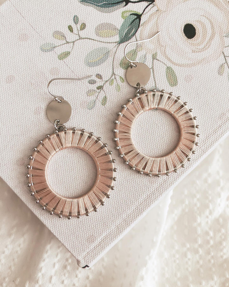 Pinnie Collection- Ballet Earrings Silver