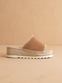 The Vista Camel | Espadrille Platform Sandal