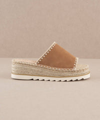 The Vista Camel | Espadrille Platform Sandal