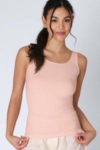 Plain Jersey Tank Top- Peachy Pink