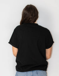 Mali Baby Tee Short Sleeve-Black