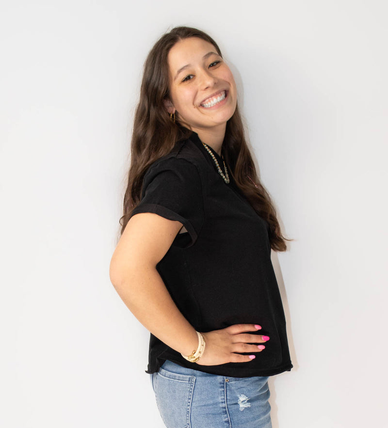 Mali Baby Tee Short Sleeve-Black