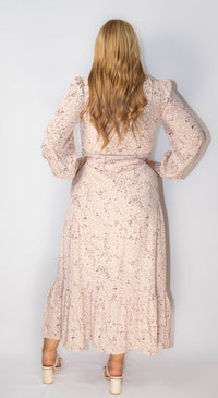 Leopard V-Neck Maxi Dress