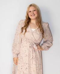 Leopard V-Neck Maxi Dress