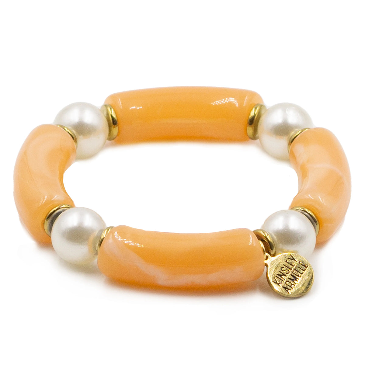 Elain Collection- Sherbet Pearl Bracelet