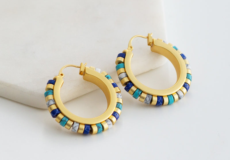 Eliza Collection- Ocean Earrings