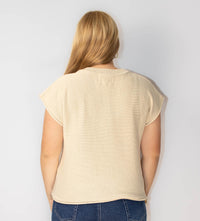 Embroidery Soft Sweater Vest Top
