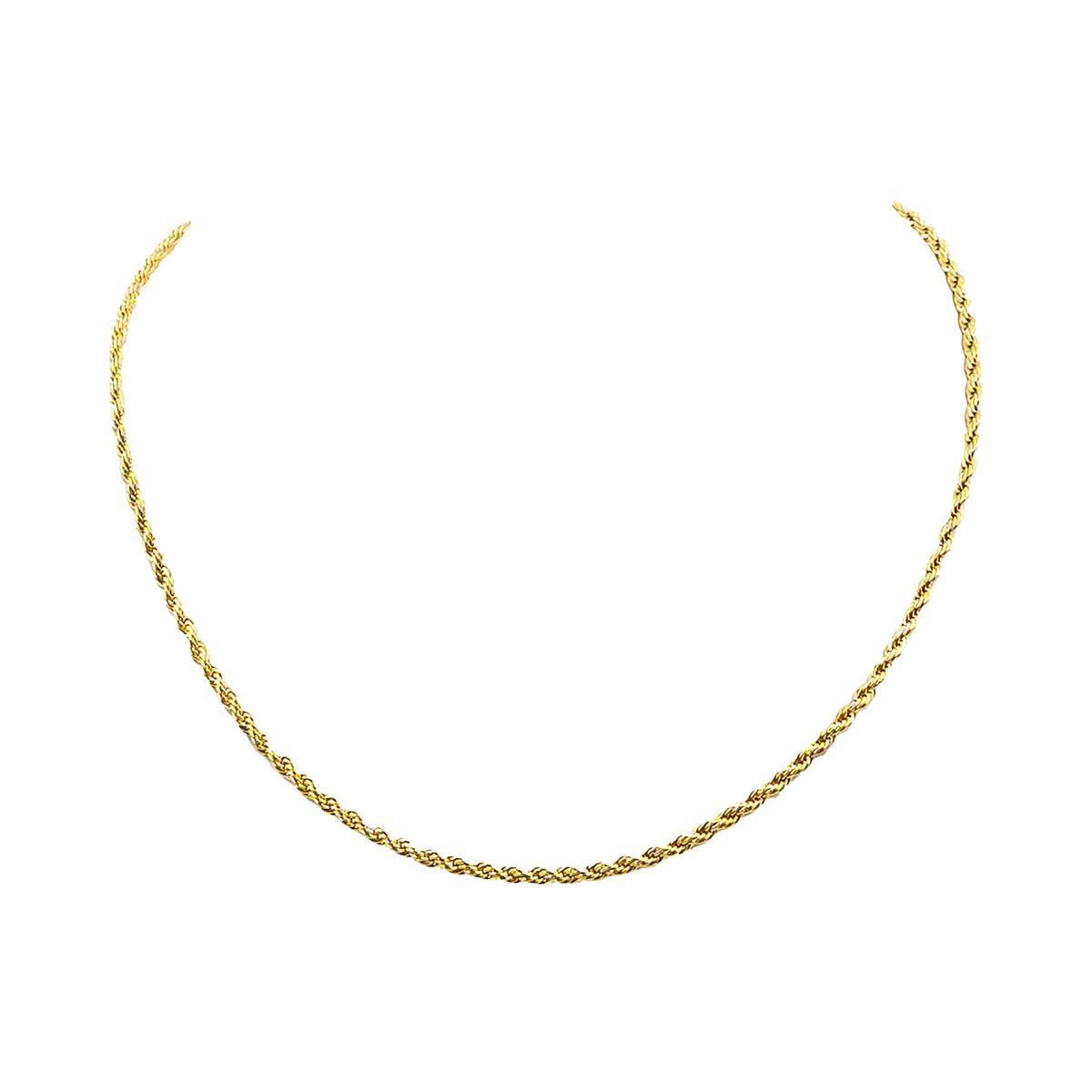 Goddess Collection- Ravel Necklace 1.5 MM- 14 Inches