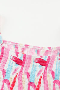 Brush Stroke Printed Dress