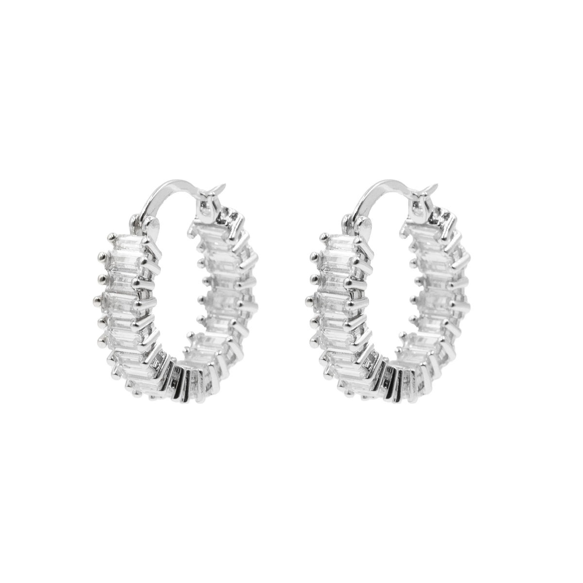 Luxe Collection- Silver Pearl Earrings
