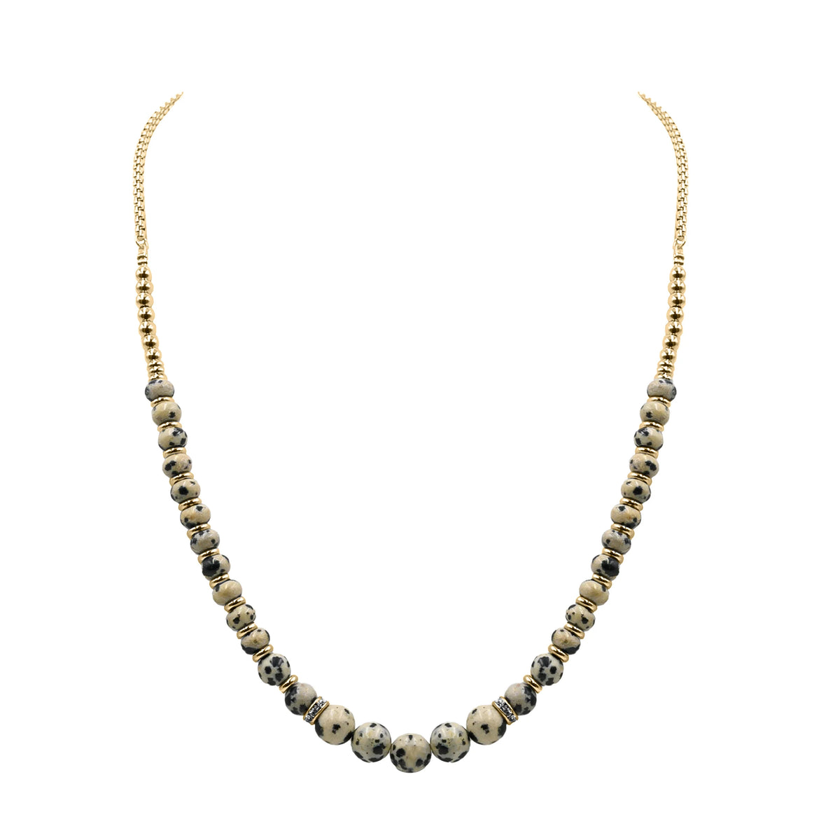 Phoebe Collection- Speckle Necklace- 18 Inches