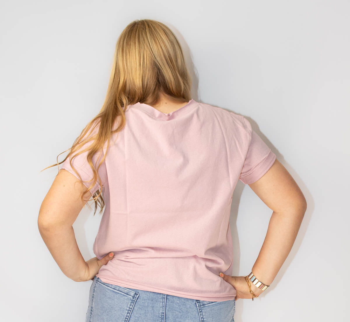 Mali Baby Tee Short Sleeve- Cherry Blossom