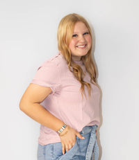 Mali Baby Tee Short Sleeve- Cherry Blossom