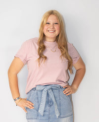 Mali Baby Tee Short Sleeve- Cherry Blossom