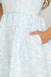 Baby Doll Jacquard Dress