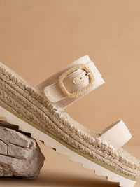 The Reese Beige | Platform Sandal