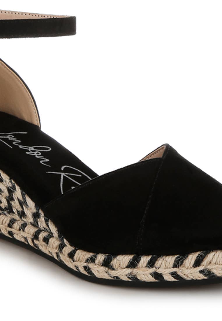 Sorcruz Wedge Heel Espadrilles Sandals